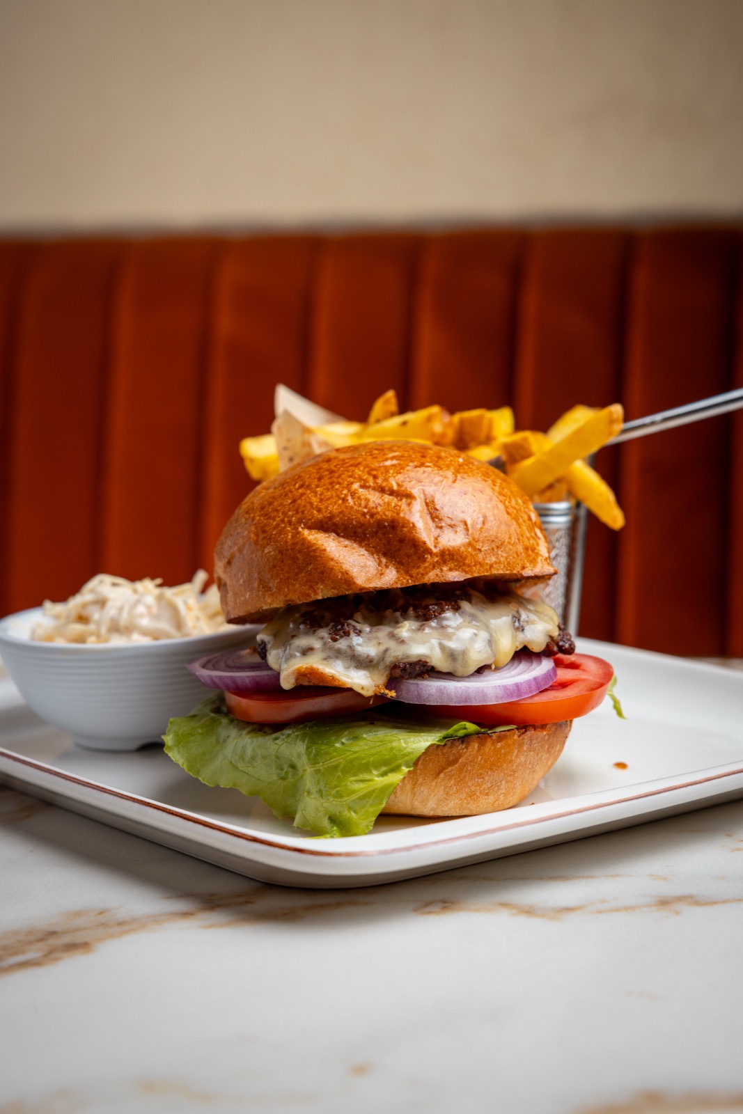 The Oak & Bean burger