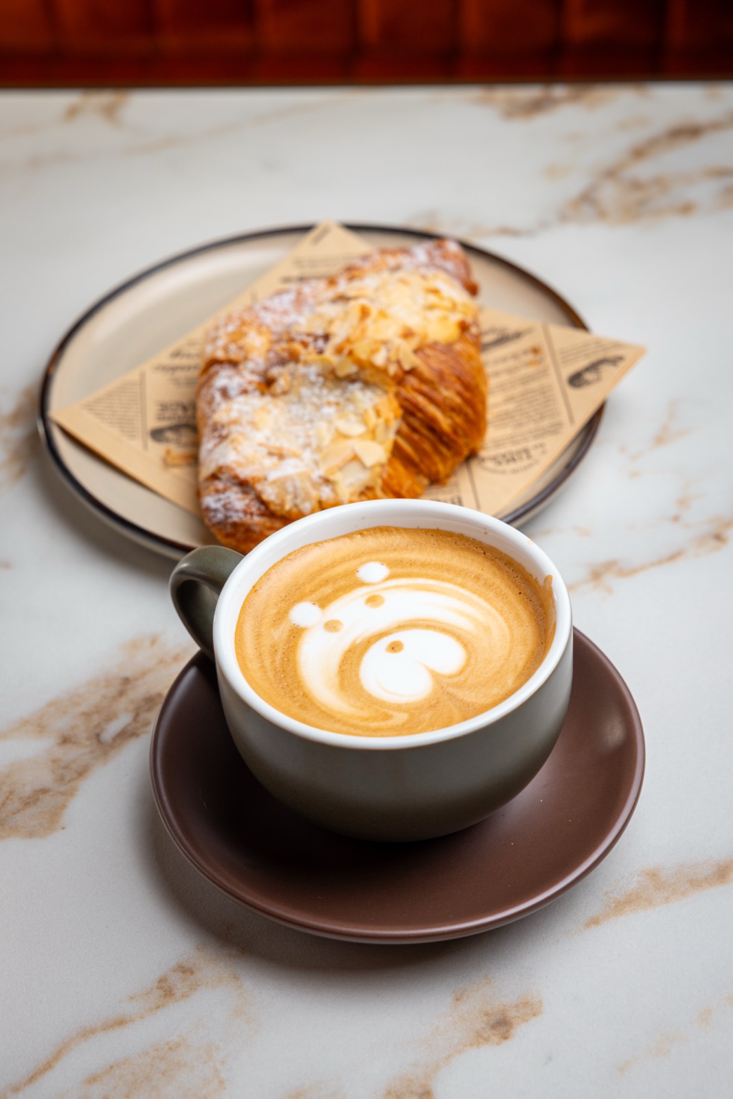 Coffee & a croissant